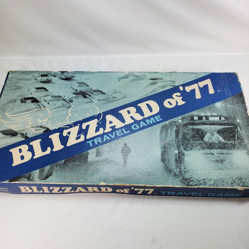 Blizzard of 77 Travel Game 1977 Vintage Buffalo NY History Board Game INCOMPLETE